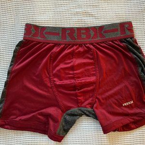 Red Performance/Athletic Boxer Briefs (Large) - RBX